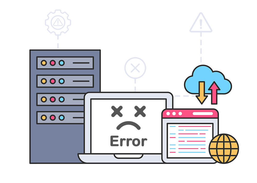 انواع ارور های وب سایت از آشنایی تا رفع آن