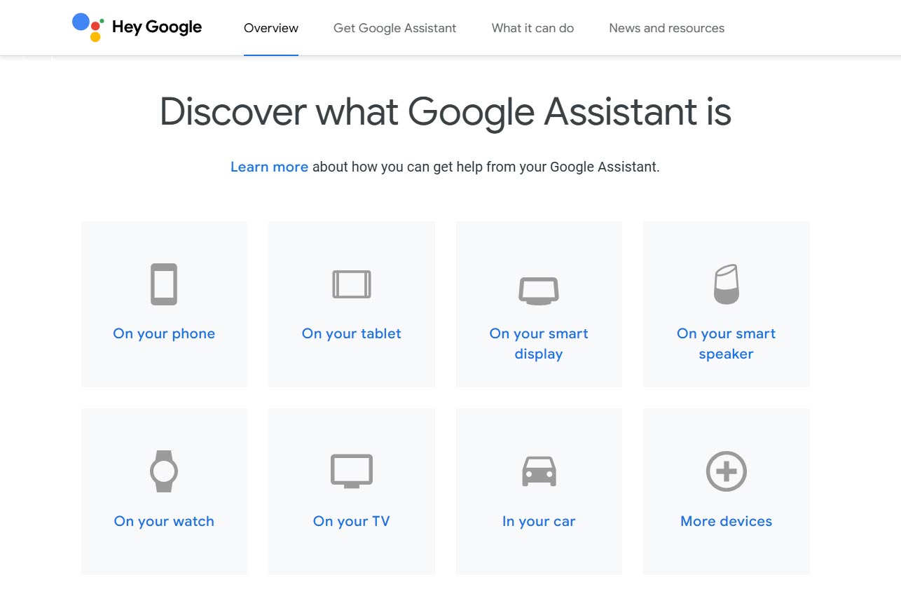 هوش مصنوعی سخنگو Google Assistant
