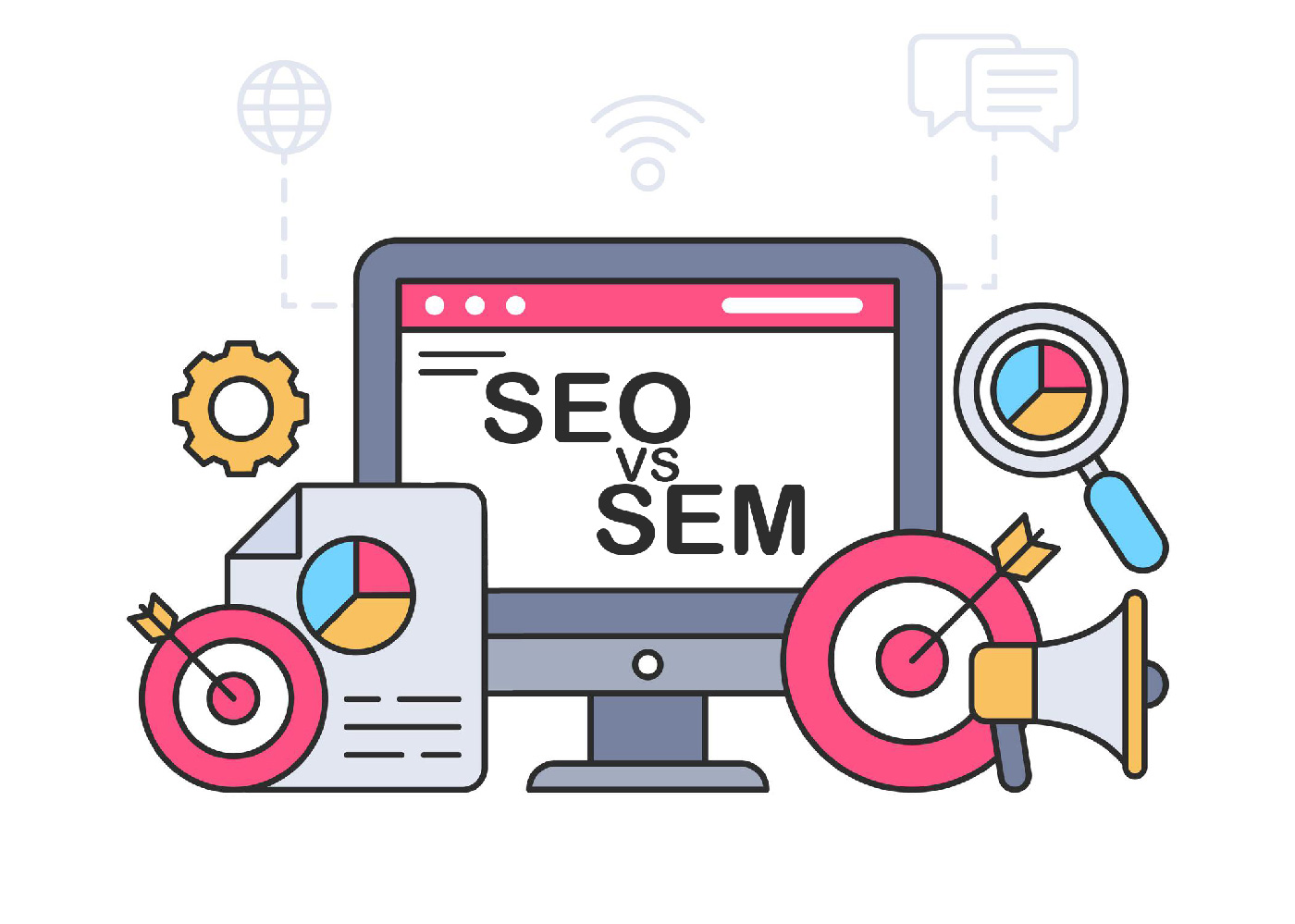 تفاوت SEO و SEM چیست؟